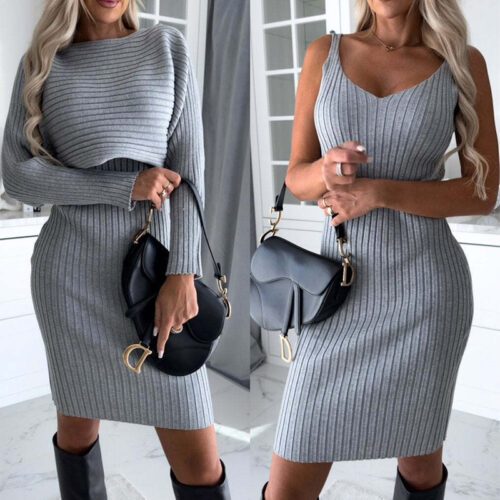 women’s two piece skirt set